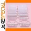 White Nail Cleaning Brushes Set for Nails & More