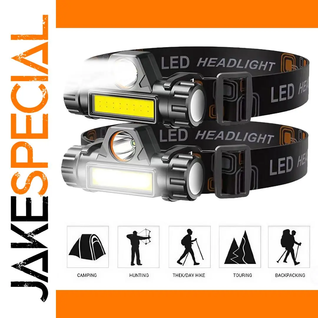 Magnetic LED Headlamp with Rechargeable Battery 1 Magnetic LED Headlamp with Rechargeable Battery