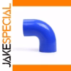 Blue Silicone 90-Degree Elbow Hose 2.5-inch