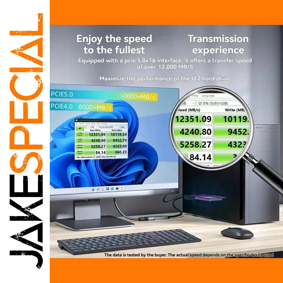 PCIe 5.0 U.2/U.3 NVMe Expansion Card 1 PCIe 5.0 U.2/U.3 NVMe Expansion Card