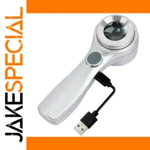 60X Handheld Magnifier with 30mm K9 Lens