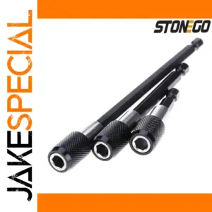 Magnetic Extension Bit Holder Set (60mm, 100mm, 150mm)