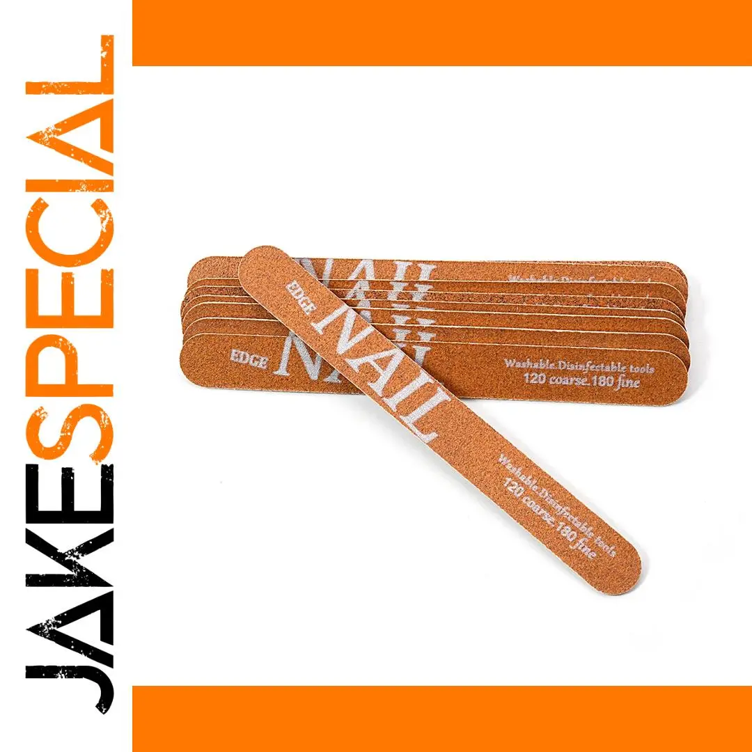 Professional Brown Wooden Nail Files Set 1 Professional Brown Wooden Nail Files Set