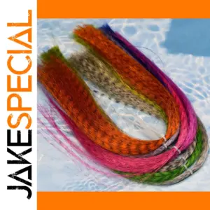 Vibrant Synthetic Fly Tying Fibers for Fishing