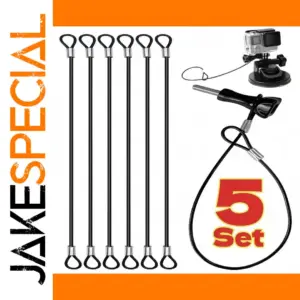 Stainless Steel Safety Lanyard for Action Cameras