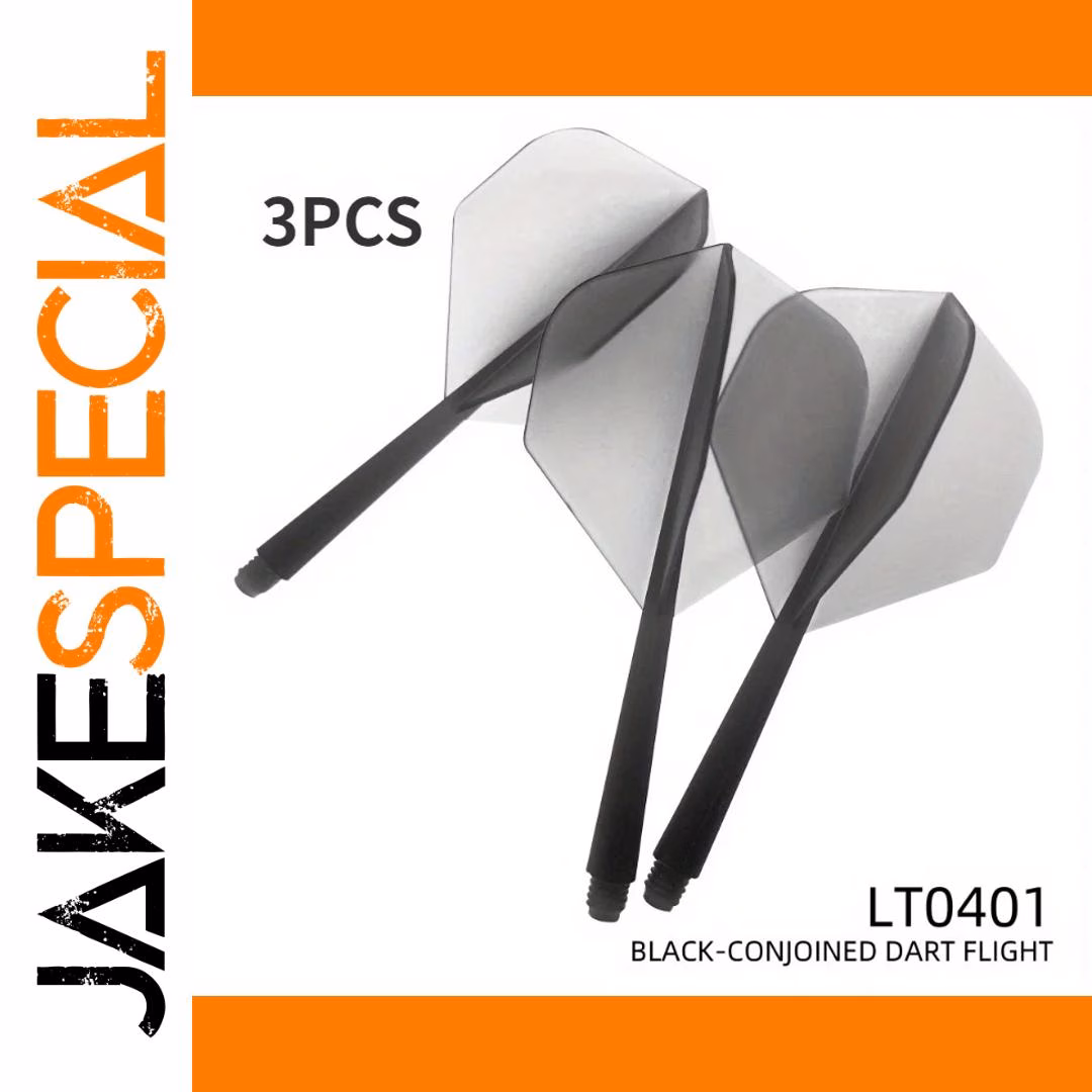 Transparent Dart Set with L-Shape Flights 1 Transparent Dart Set with L-Shape Flights