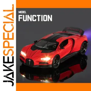 Red 1/24 Scale Alloy Race Car Model