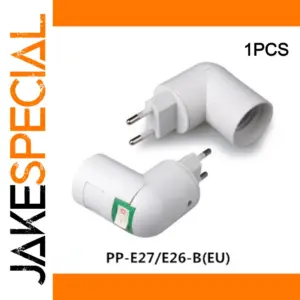 Adjustable E27 Lamp Holder with EU Plug