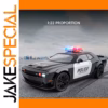Large 1:22 Scale Hellcat Police Car Model