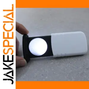 8X Illuminated Foldable Pocket Magnifier