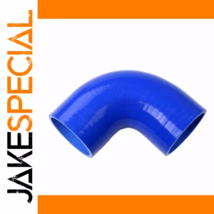 Vibrant Blue 76mm Silicone Hose Elbow for Cars