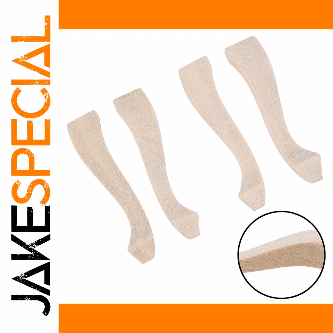 Miniature Wooden Dollhouse Cabinet Legs Set 1 Miniature Wooden Dollhouse Cabinet Legs Set