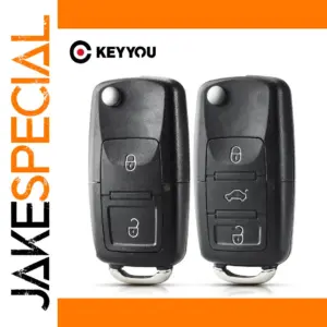 Volkswagen Key Shell Case for Models 1998-2001