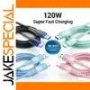 Colorful USB-C Charging Cable 120W, 6A, 2m