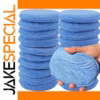 Bright Blue Microfiber Car Detailing Sponge (5-inch)