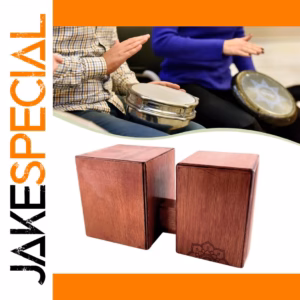 Portable Wooden Bongo Drum 13cm & 16cm Sizes