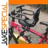 Black Child Bike Seat with Safety & Comfort