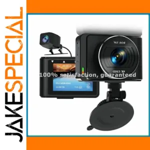 4K Front & 1080p Rear Car Dash Camera