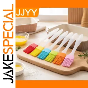 Vibrant Silicone Oil Basting Brush - 17cm