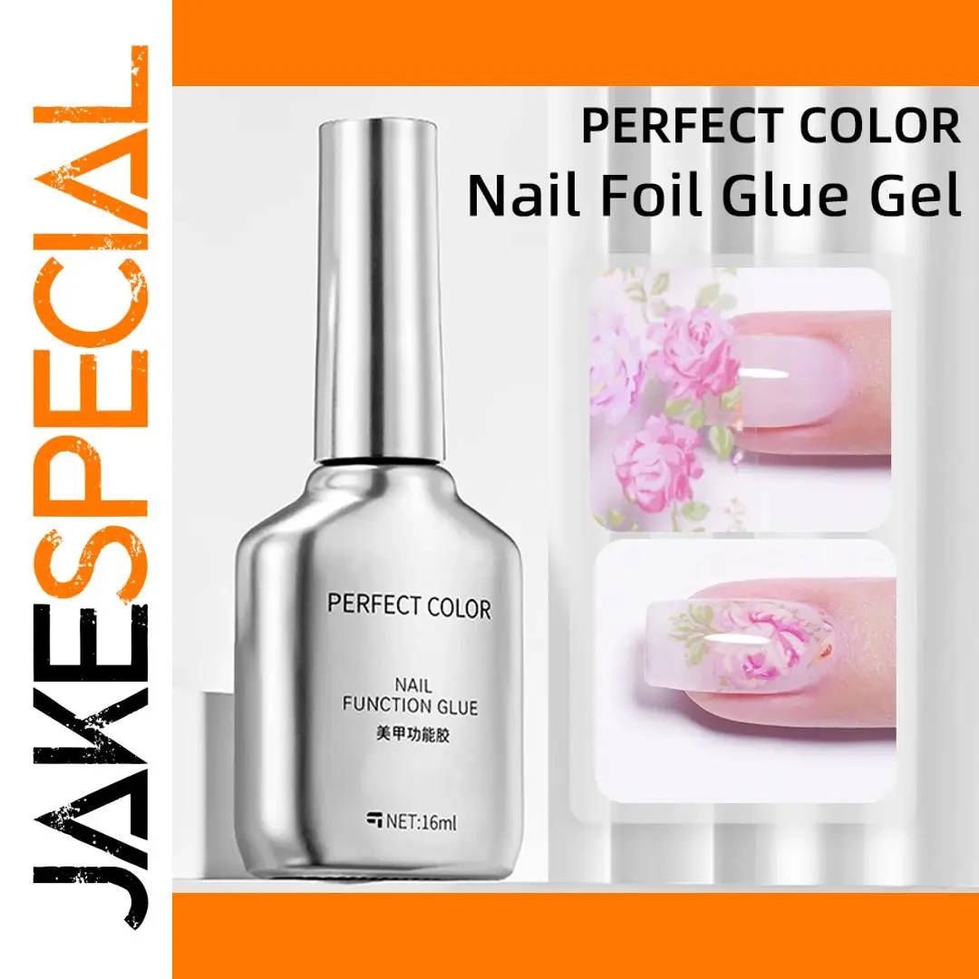 Silver Nail Foil Transfer Gel 16ml 1 Silver Nail Foil Transfer Gel 16ml