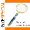 Gold-Plated Jade Handle Magnifier with LED