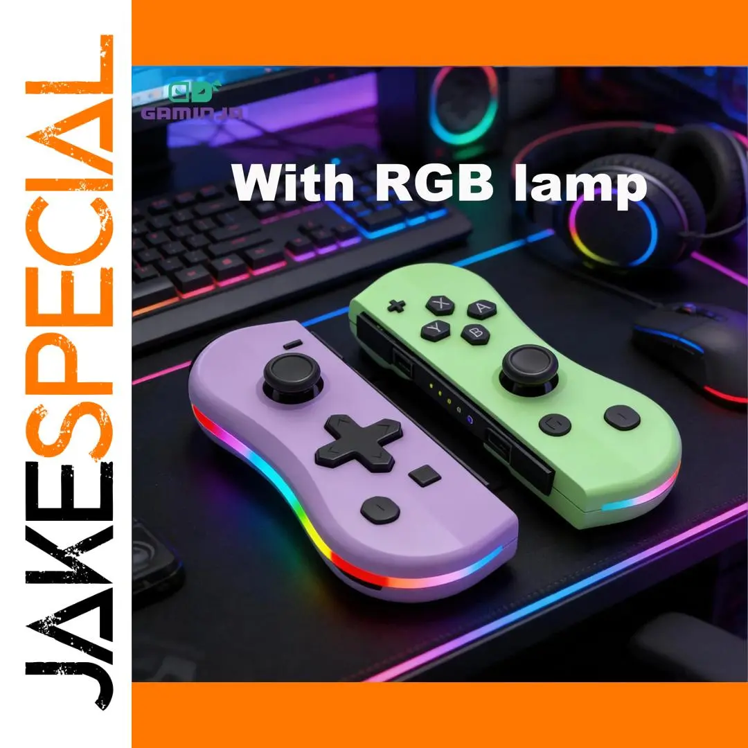 GAMINJA Wireless Switch Joypad with RGB 1 GAMINJA Wireless Switch Joypad with RGB