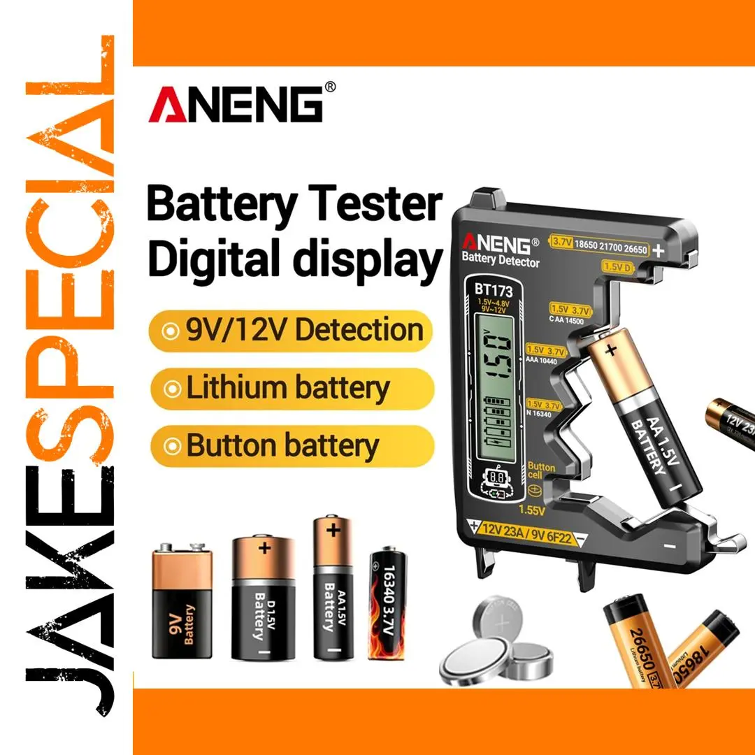 Digital Battery Tester 1.5V-12V for Household & Automotive 1 Digital Battery Tester 1.5V-12V for Household & Automotive