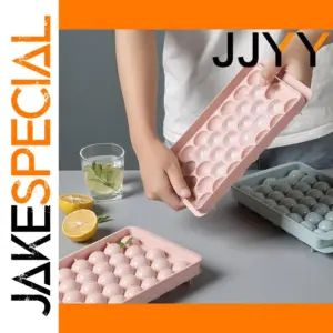 Versatile Silicone Ice Mold with Lid in Pink & Blue