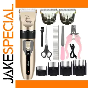 Elegant Edieu Cordless Pet Clipper in Gold or Red