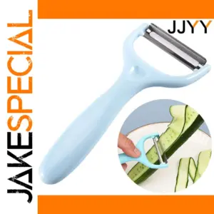 Light Blue Stainless Steel Vegetable Peeler
