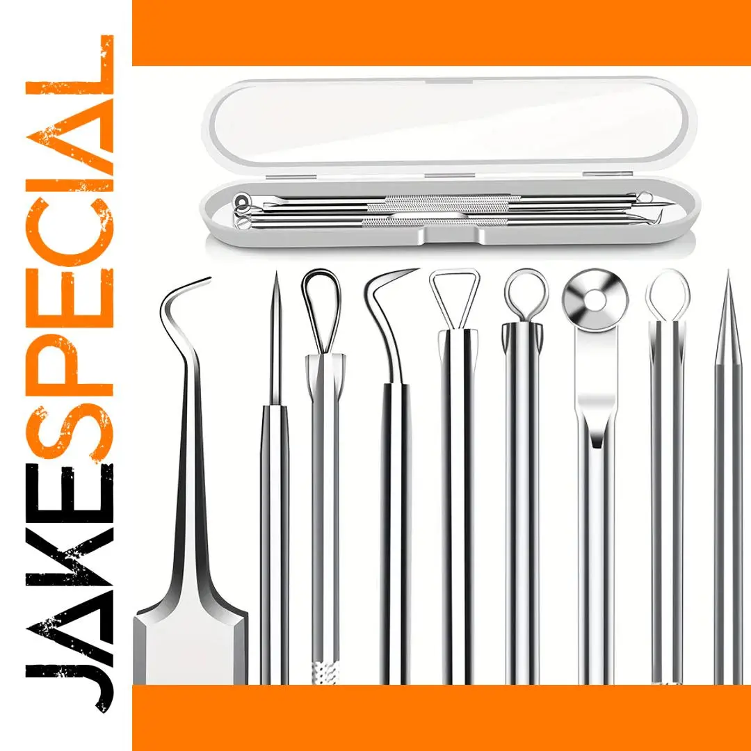 Stainless Steel Blackhead Removal Set for Skin 1 Stainless Steel Blackhead Removal Set for Skin