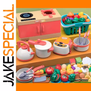 Vibrant 70-Piece Kids' Play Kitchen Set