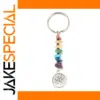 Colorful Artistic Tree of Life Keychain for Women