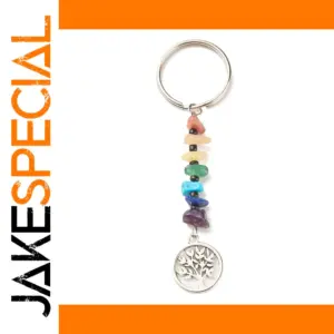 Colorful Artistic Tree of Life Keychain for Women