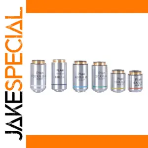 Universal Achromatic Microscope Objective Set (6 Lenses)