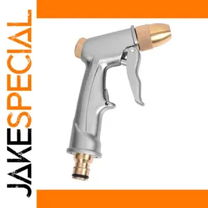 Metal Garden Hose Nozzle with Adjustable Spray