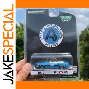 1970 Ford Mustang Diecast Model in Blue