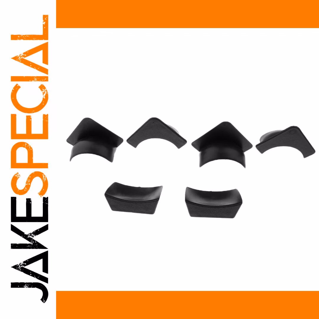 Set of 6 Black Pool Table Pocket Liners 1 Set of 6 Black Pool Table Pocket Liners