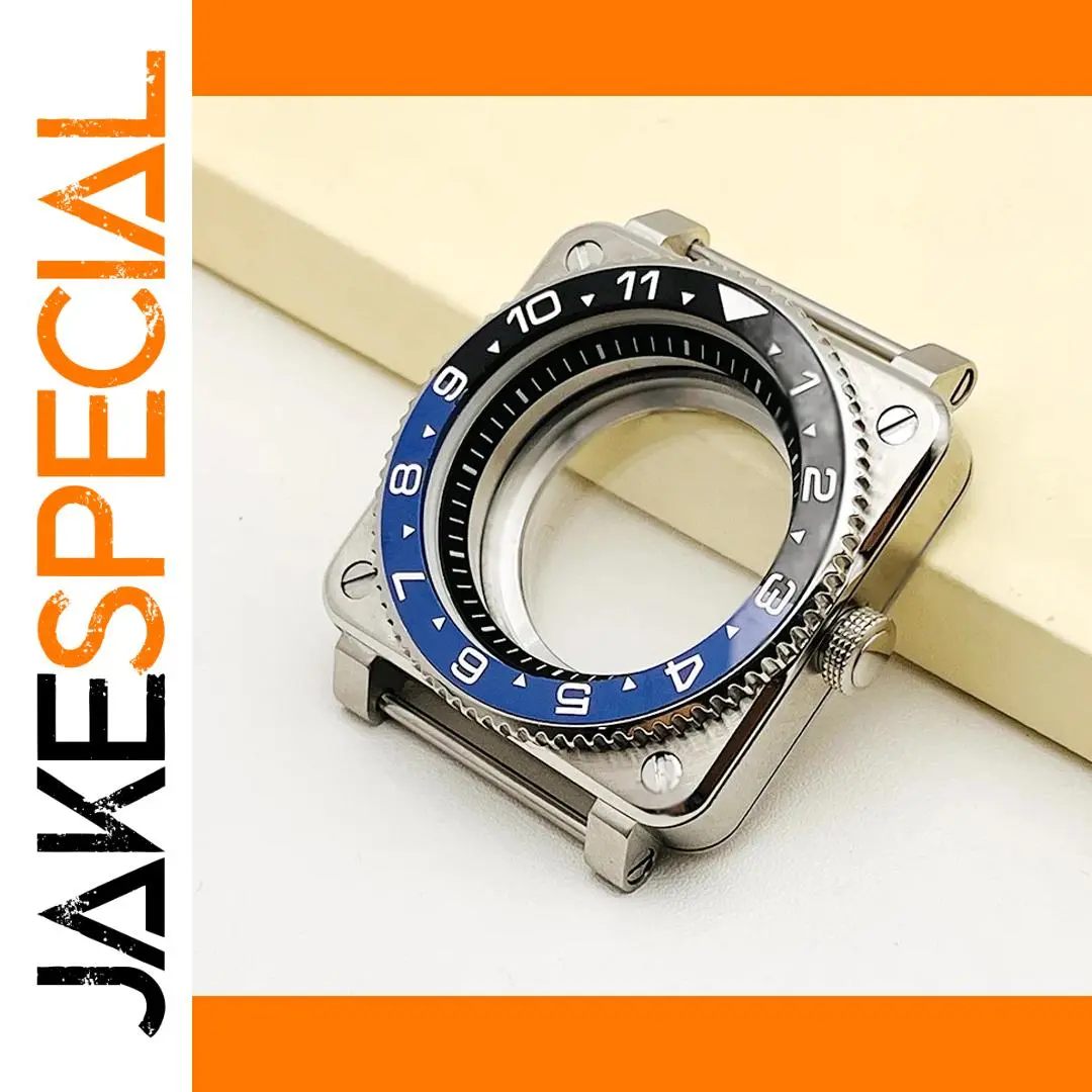 Square Stainless Steel Watch Case SKX007 Compatibility 1 Square Stainless Steel Watch Case SKX007 Compatibility