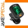 Black Clip-On Tuner for Precise Instrument Tuning