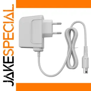 White Minimalist Charger for Nintendo 3DS XL/2DS DSi