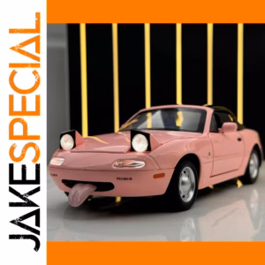 Pink 1/24 Mazda MX-5 Diecast Alloy Model with Lights