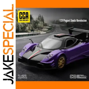 Purple Pagani Zonda Revolucion Model 1:32 Scale
