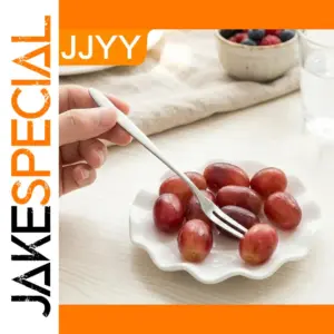 Elegant Stainless Steel Dessert Fork for Dining