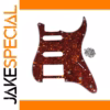 Red Tortoise Shell Pickguard for Fender-Style Guitars