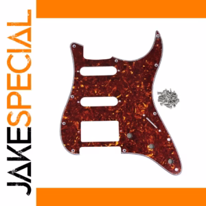 Red Tortoise Shell Pickguard for Fender-Style Guitars