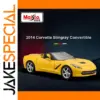 Vibrant Yellow 1:24 Corvette Stingray Model