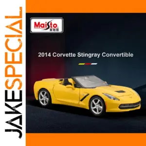 Vibrant Yellow 1:24 Corvette Stingray Model