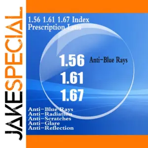 Blue Prescription Lenses 1.56/1.61/1.67 for Impact Resistance