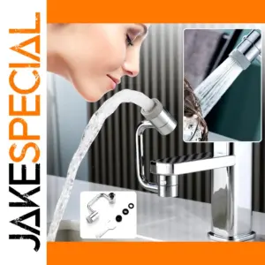 Stainless Steel Faucet Extender with Rotation